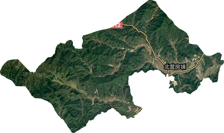 北营房镇卫星图