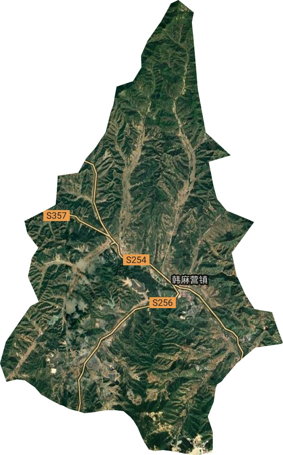 韩麻营镇卫星图