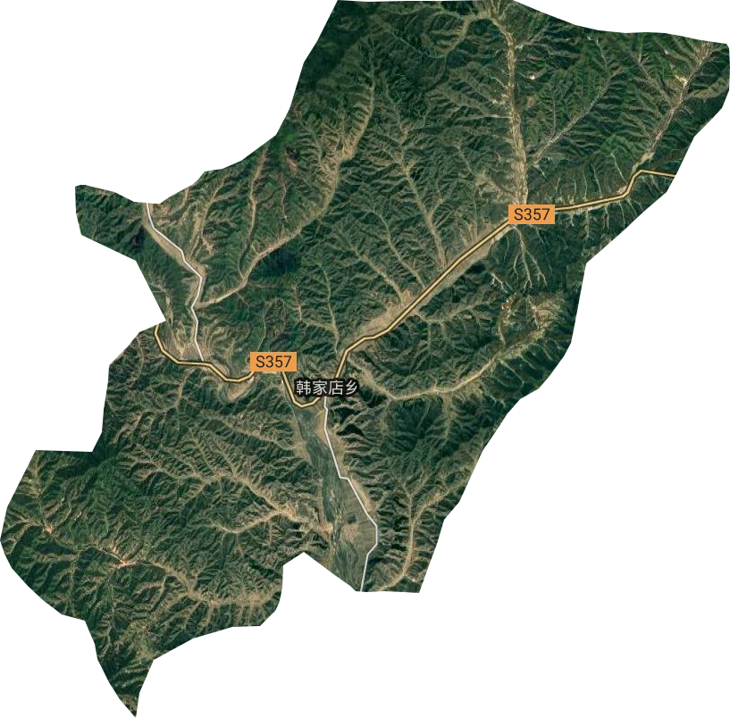 韩家店乡卫星图
