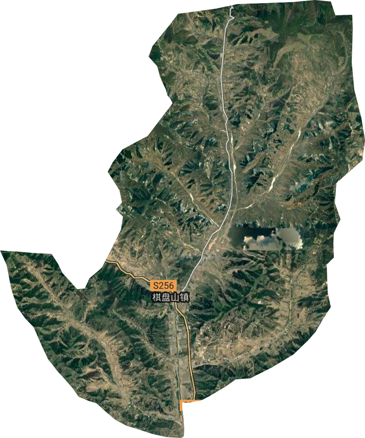 棋盘山镇卫星图