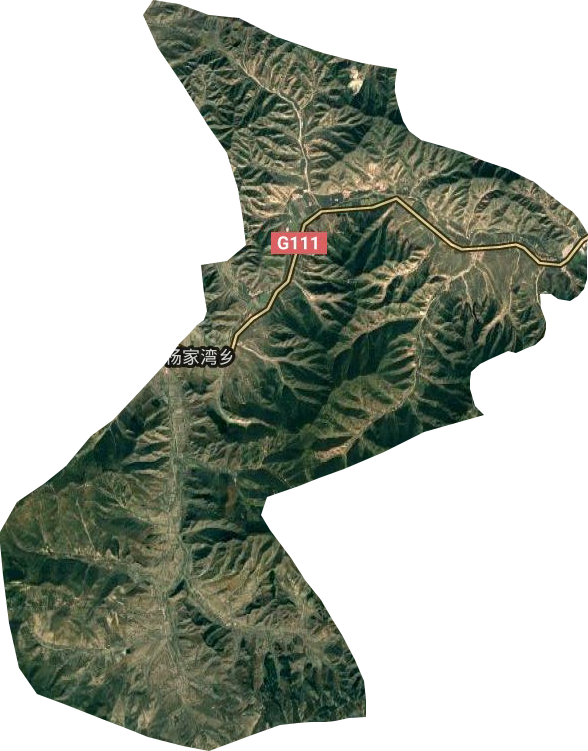 杨家湾乡卫星图