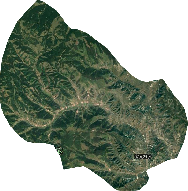宝元栈乡卫星图