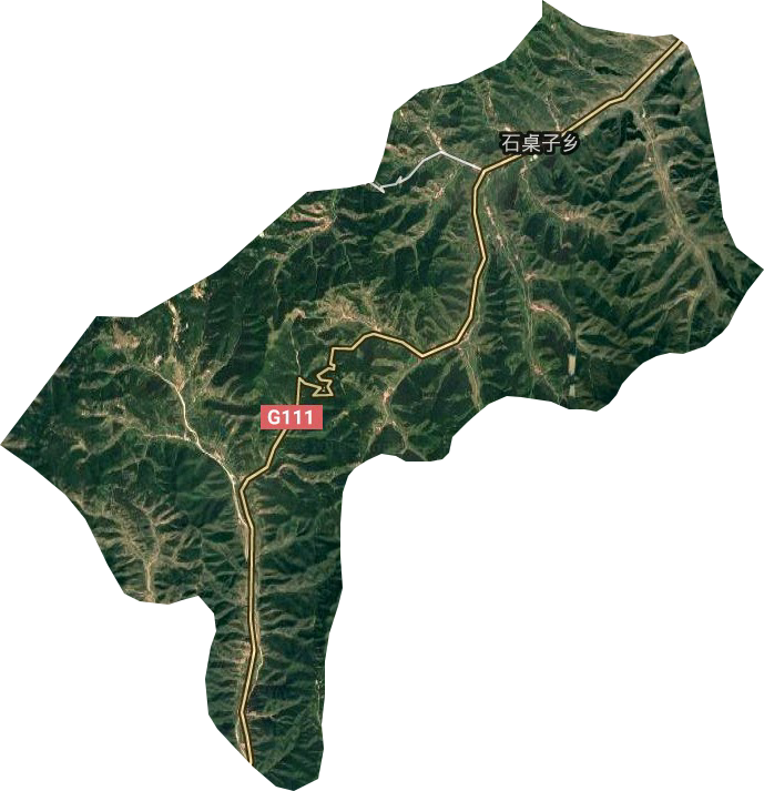 石桌子乡卫星图