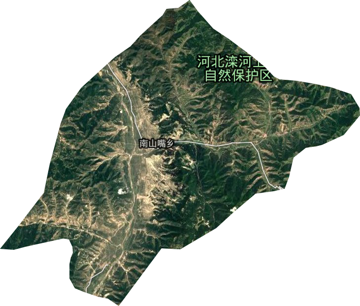 南山嘴乡卫星图