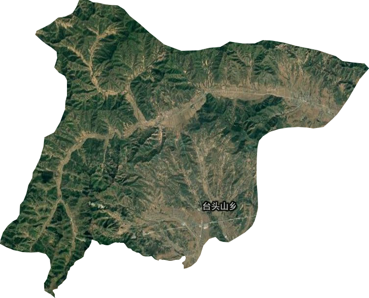 台头山乡卫星图