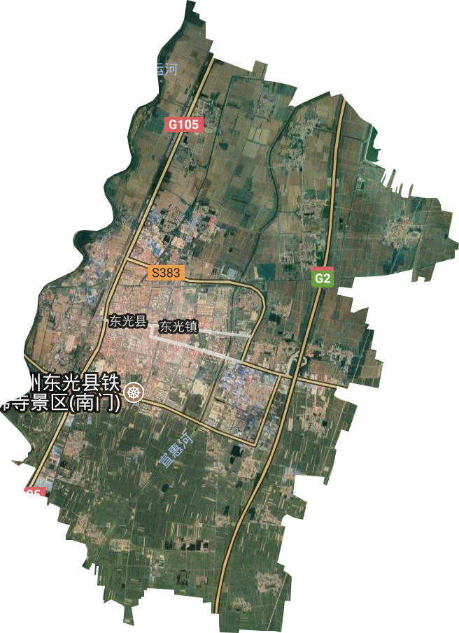 东光镇卫星图