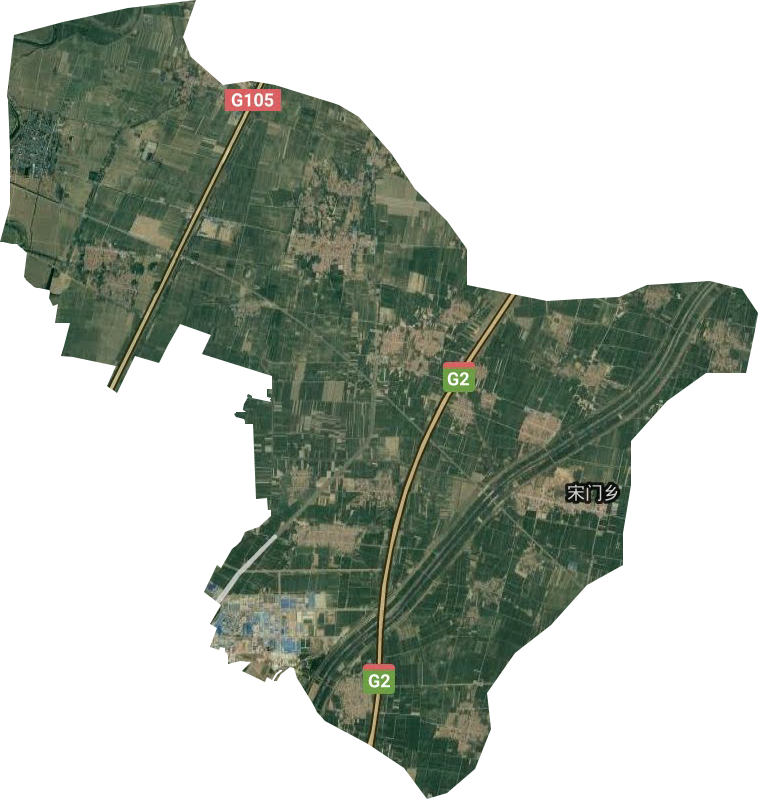 宋门乡卫星图