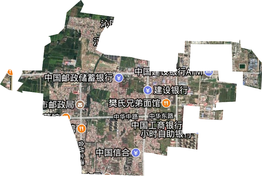 中华路办事处卫星图
