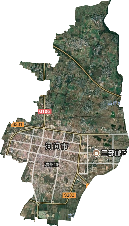 瀛州镇卫星图