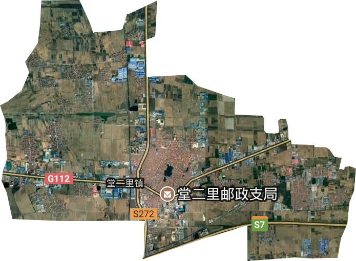 堂二里镇卫星图