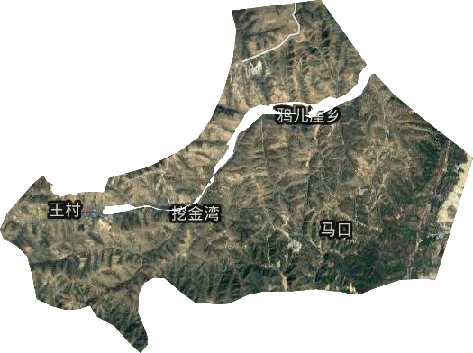 鸦儿崖乡卫星图