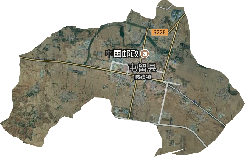 麟绛镇卫星图