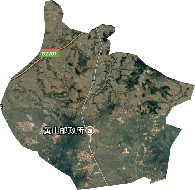 黄山乡卫星图
