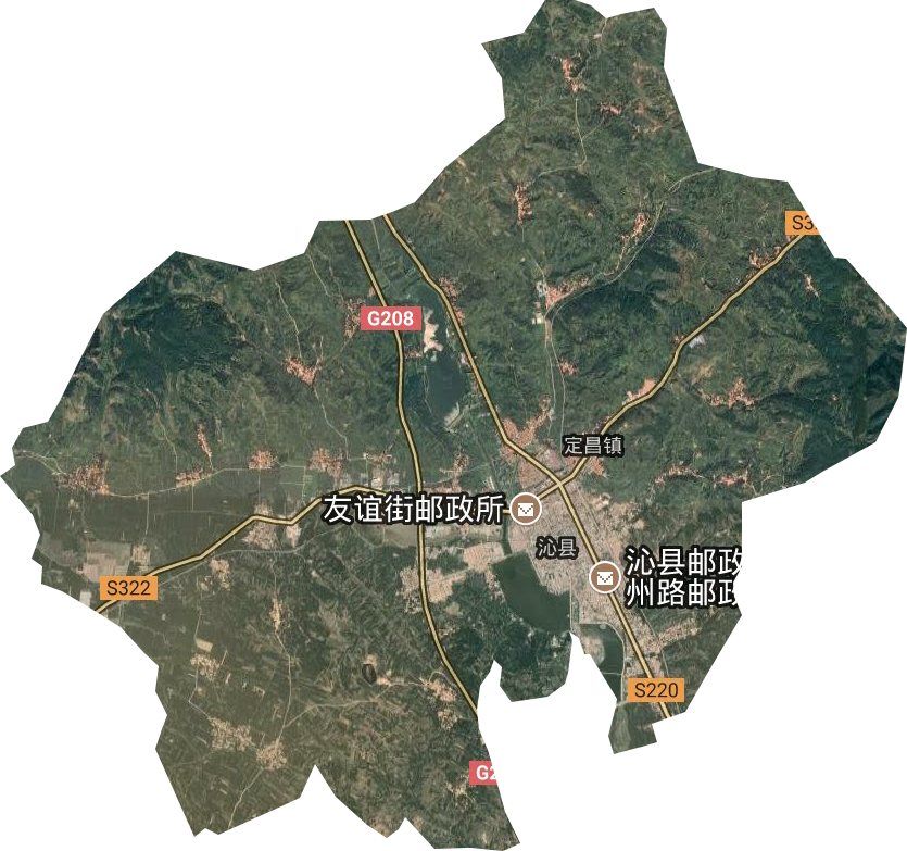 定昌镇卫星图