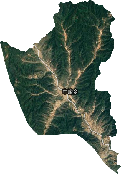 中峪乡卫星图