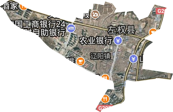 城区街道管理委员会卫星图