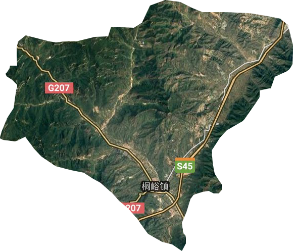 桐峪镇卫星图