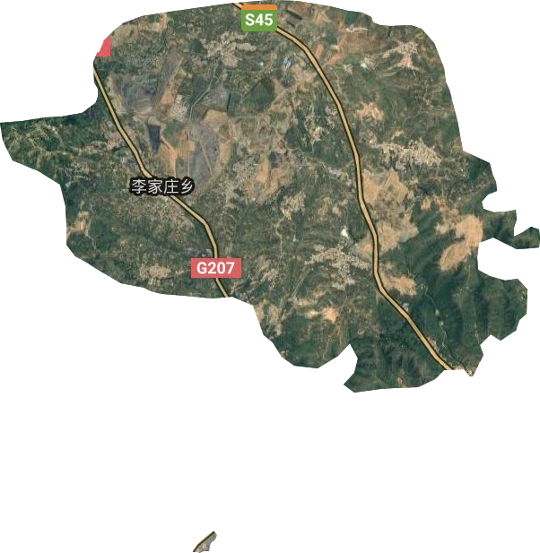 李家庄乡卫星图