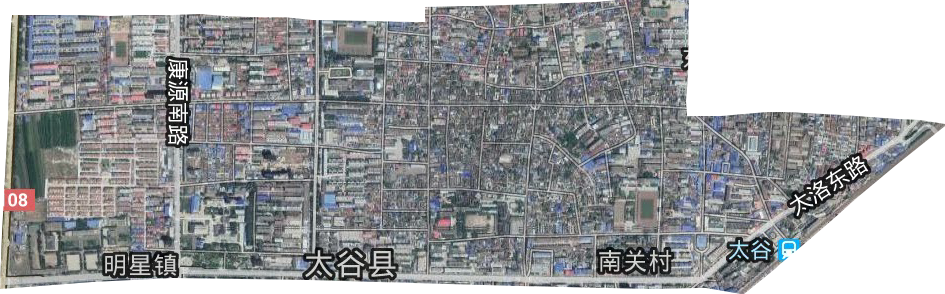 白塔区管委会卫星图