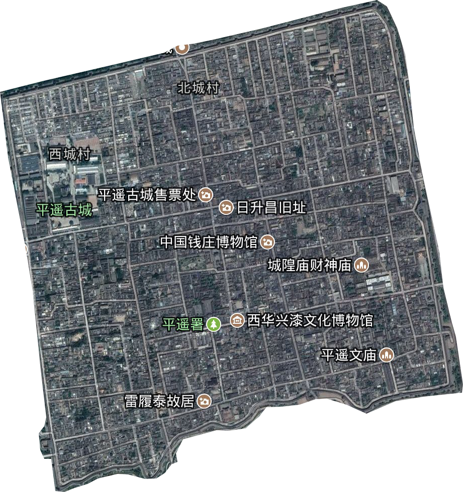 古城街道卫星图