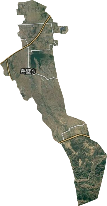 岳壁乡卫星图
