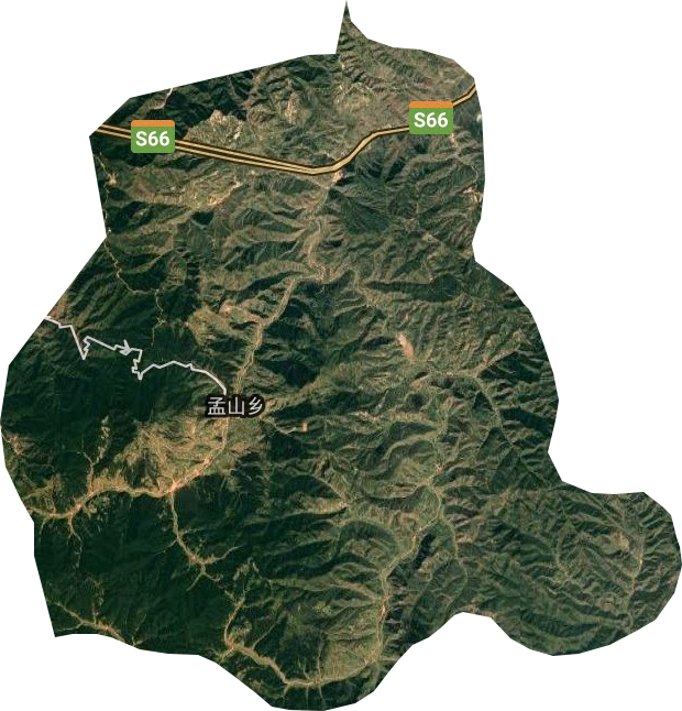 孟山乡卫星图