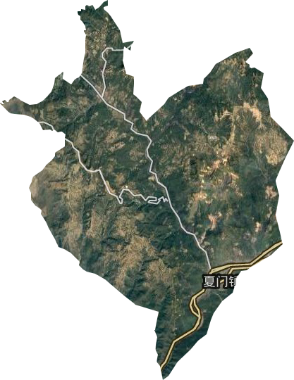 夏门镇卫星图
