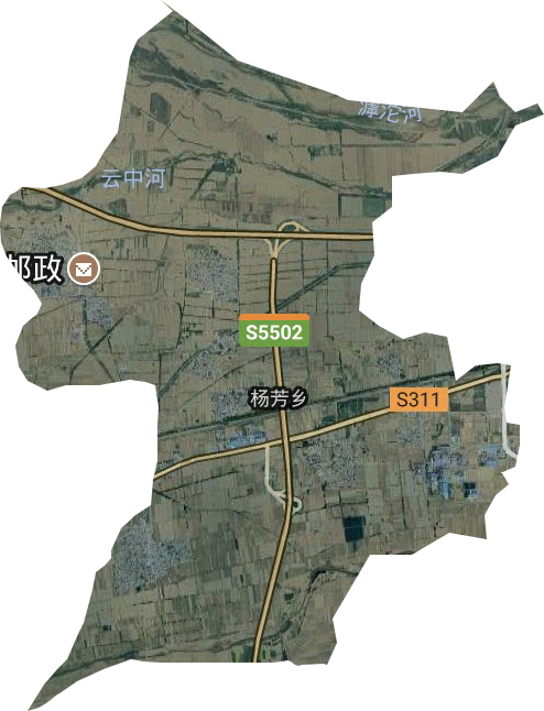 杨芳乡卫星图