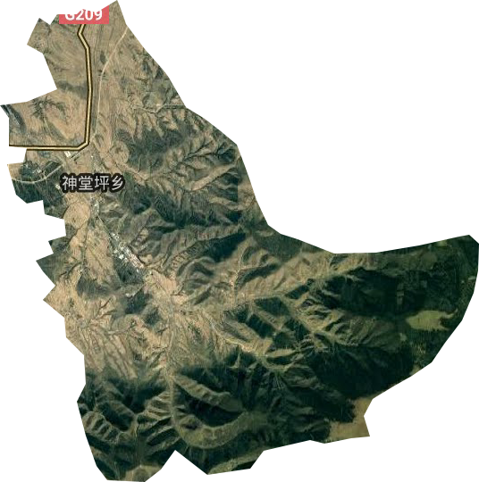 神堂坪乡卫星图