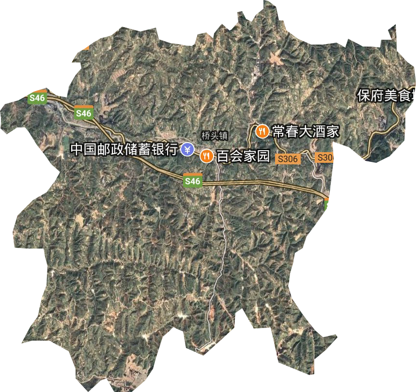 桥头镇卫星图