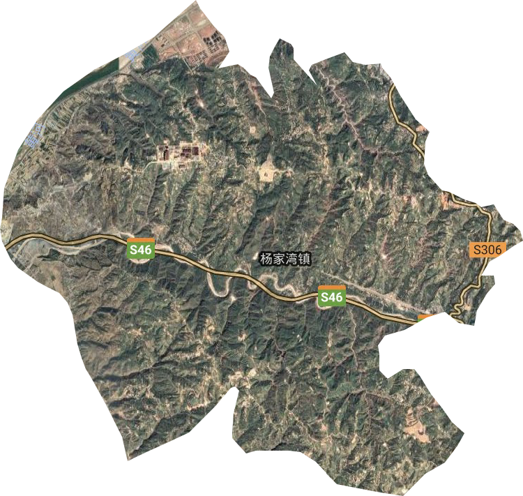 杨家湾镇卫星图