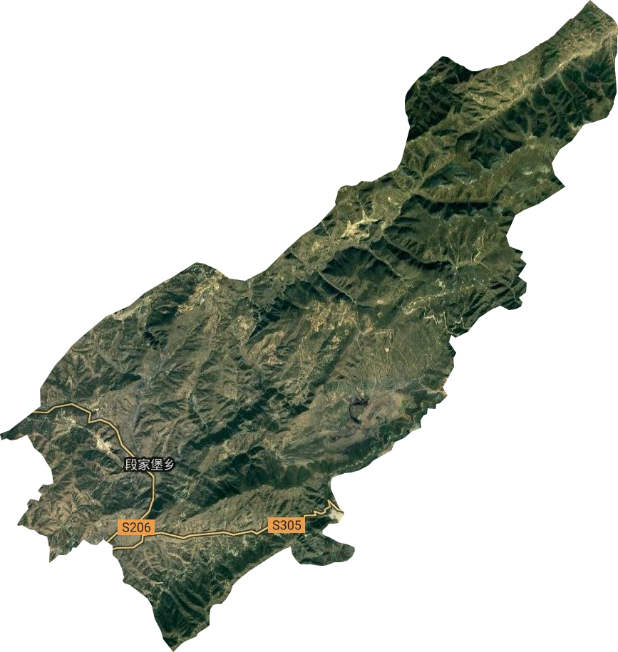 段家堡乡卫星图