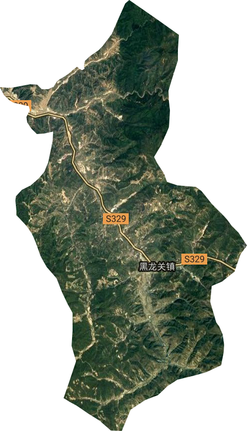 黑龙关镇卫星图