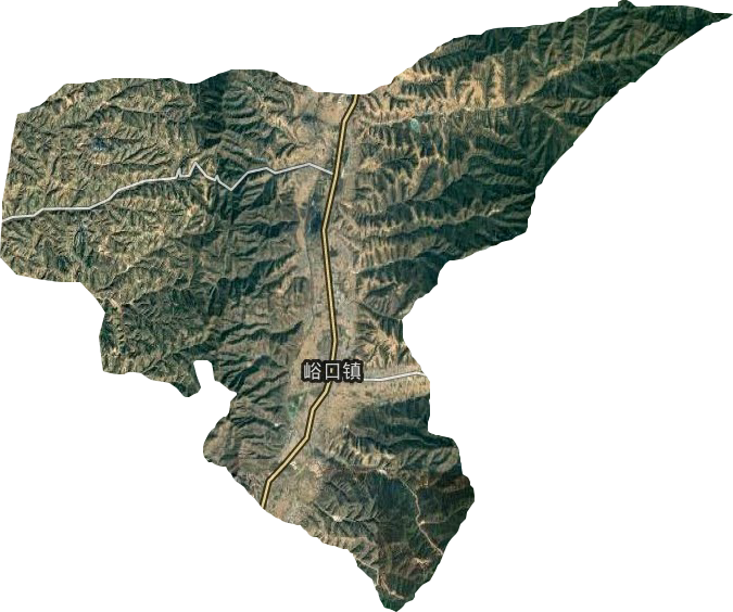 峪口镇卫星图