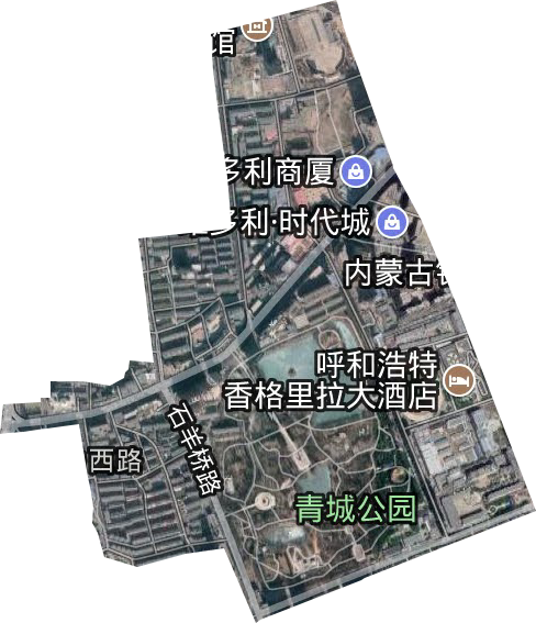 中山西路办事处卫星图