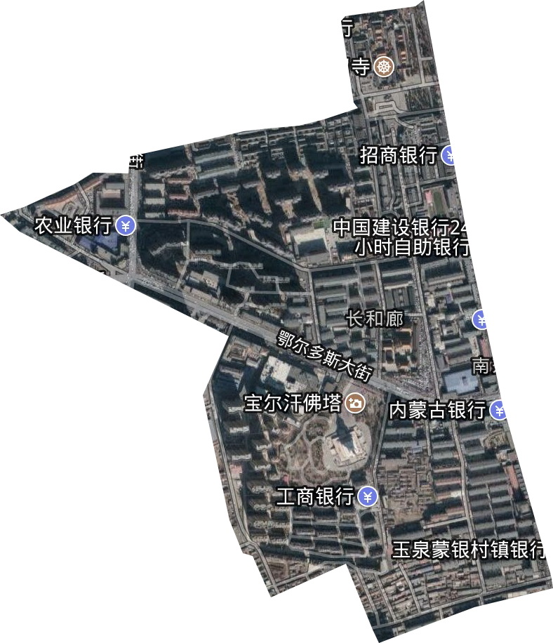 长和廊办事处卫星图