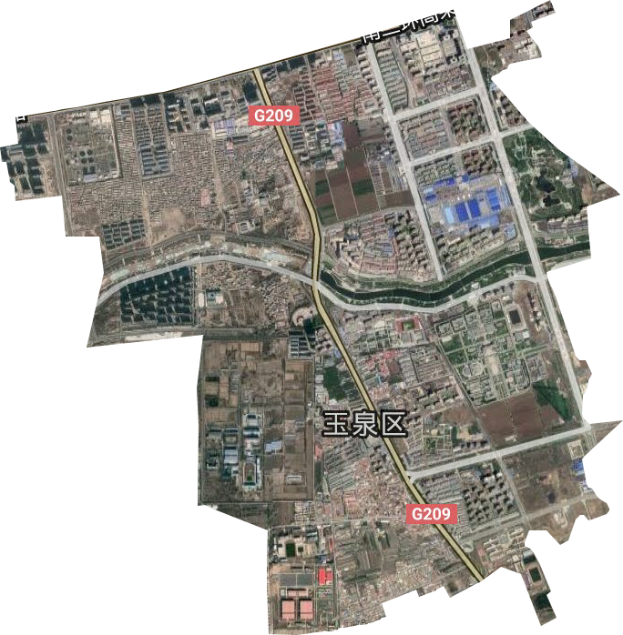 昭君路办事处卫星图