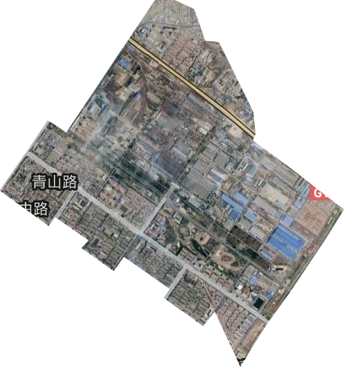 青山路街道卫星图