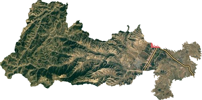 大城子镇卫星图
