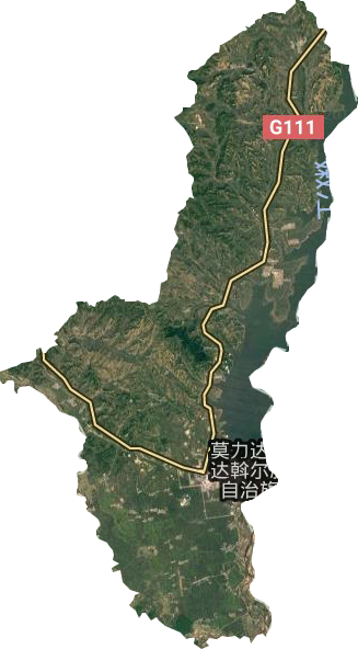 尼尔基镇卫星图