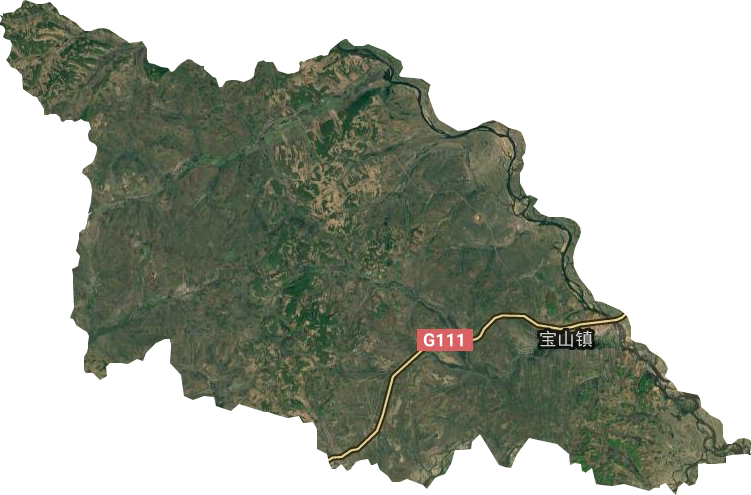 宝山镇卫星图