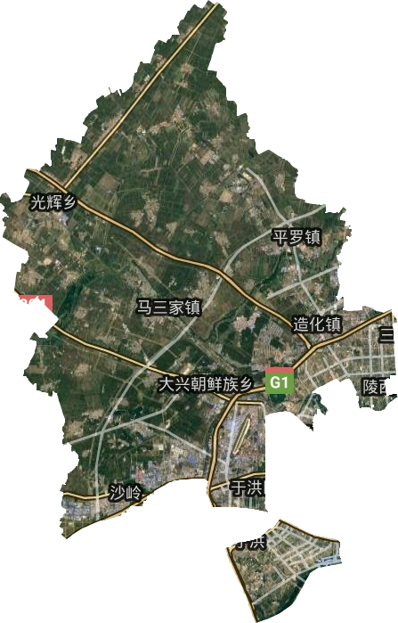 于洪区卫星图