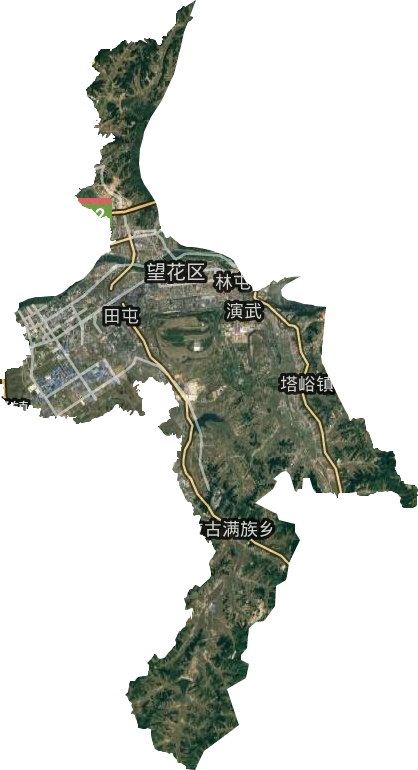 望花区卫星图