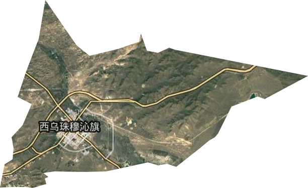 巴拉嘎尔高勒镇卫星图
