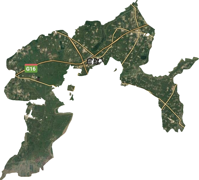 盘山县卫星图