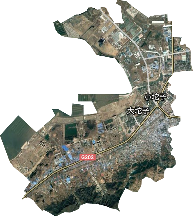 南山街道卫星图
