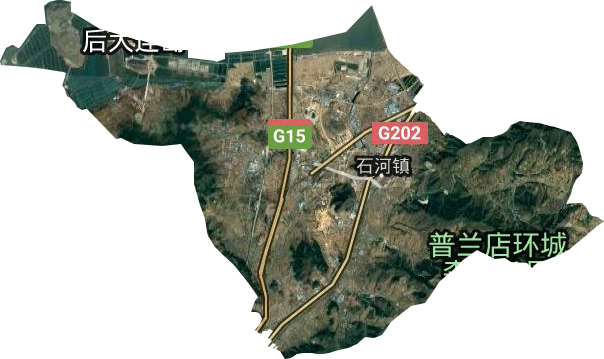 石河街道卫星图