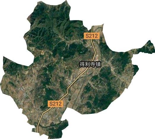 得利寺镇卫星图
