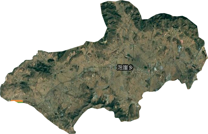泡崖乡卫星图