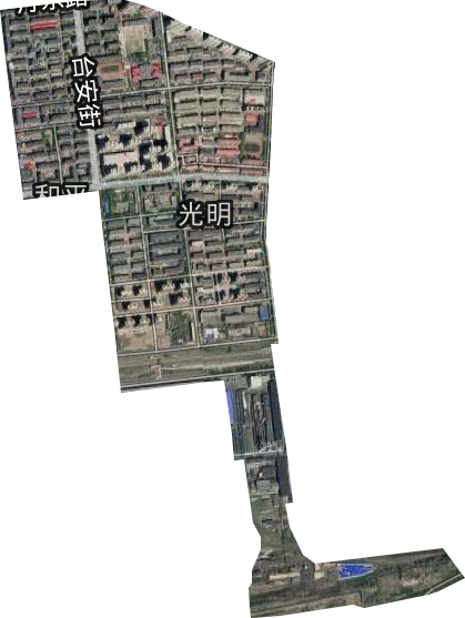 光明街道卫星图